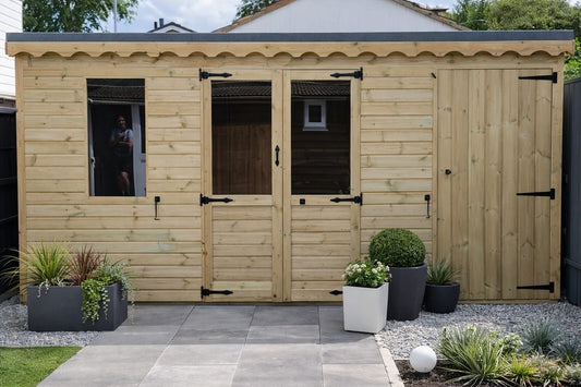 14 x 8 pent winchester partition