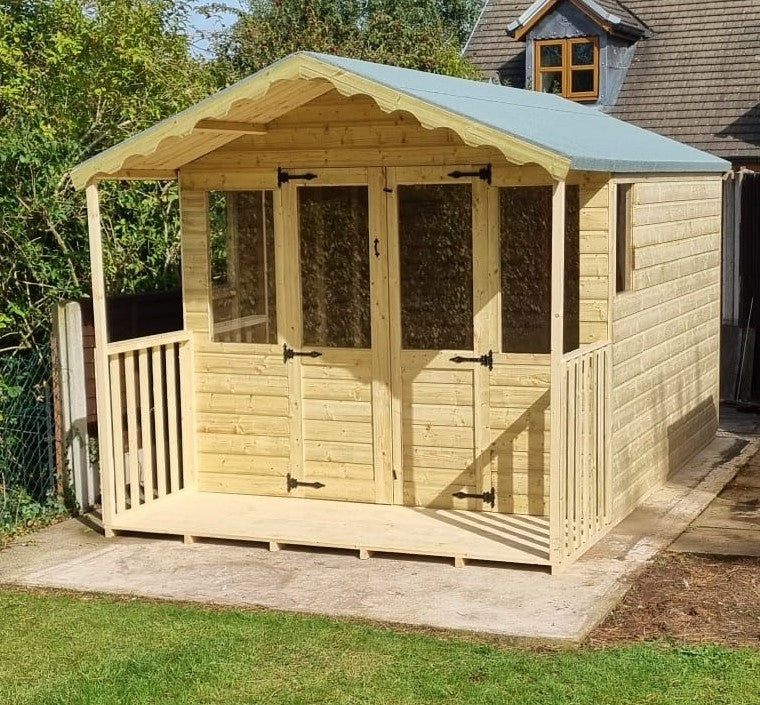 The Tenby 10x10 Summer Shed with Porch